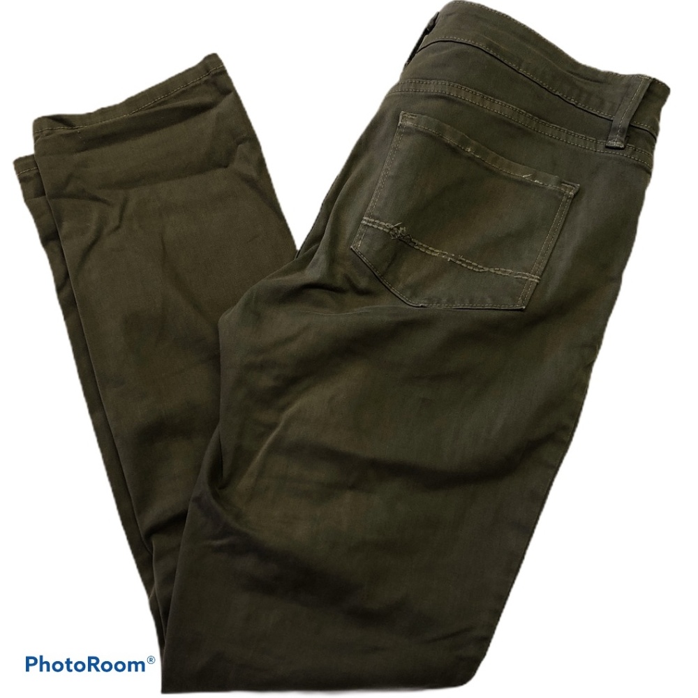 NYDJ Skinny Olive Green Jeans 6P